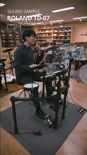 Roland 전자 드럼 TD-07 모듈 사운드 샘플