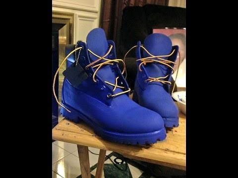 Custom painted timberlands