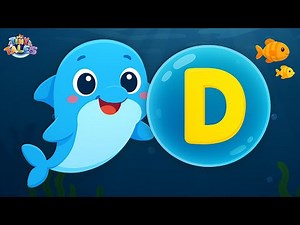 Learn Letter D with Dolphin 🐬 | Fun Phonics Song for Kids