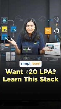 Want ₹20 LPA? Learn This Tech Stack In 2026 | Most In-Demand Developer Stack | #Shorts #Simplilearn