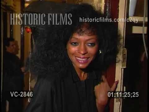 DIANA ROSS interview backstage at JEAN PAUL GAULTIER SPRING 1991 FASHION SHOW