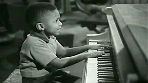 Young Little Richard Playing Piano 1946