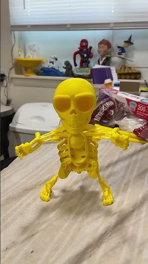 The Dancing skeleton #3dprinting