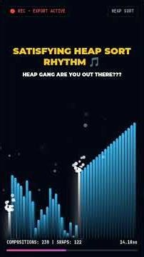 AlgoBeat - June 20 - Heap Sort #coding #computerscience