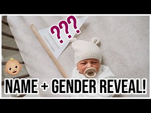 BABY NAME REVEAL + GENDER REVEAL! FIRST DAY AT HOME WITH A NEWBORN + FIRST TIME MEETING SIBS!