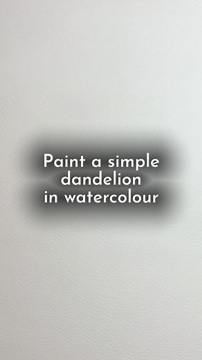 I love dandelion seedheads, and here’s a fairly easy way to paint them in watercolour. You just need a small jar lid and some kitchen towel! | The Artery Art Shop and Classes