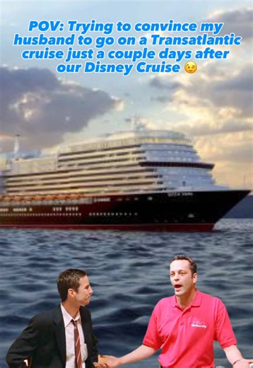 POV: Me casually explaining why we obviously need a Transatlantic cruise right after our Disney Cruise… Like…wouldn’t you want those good times to keep going?! 🤷‍♀️ You’re already in vacation mode. The bags are packed. The ocean is calling. 😉 Post-vacation blues? Never heard of her! I’m choosing extended sunsets, endless sea days, and “just one more cruise” energy. Trust me… this is solid logic! #CruiseLife #CruiseAddict #LuxuryCruise #TravelAgentLife #Meme