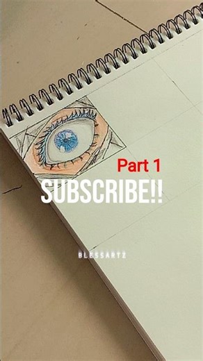 Drawing Gojo’s Eyes 👀 (Day 1)