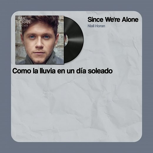 Niall Horan - Since We're Alone (Lyrics) | Flicker Album