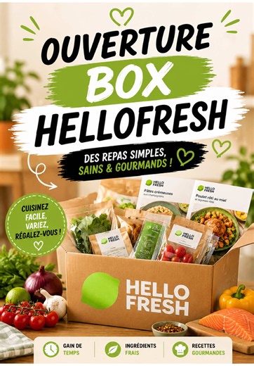 *Affiliation* ☀️ BON PLAN HELLOFRESH ! ☀️ Profite de jusqu’à 85€ de réduction un produit d’apéro offert dans chaque box tout l’été 🍉🥨🧀 🎁 Code promo : HFAPERO460 Offre valable pour les nouveaux clients et les anciens abonnés ayant résilié depuis plus de 12 mois. #hellofresh #food #cuisinefacile #code