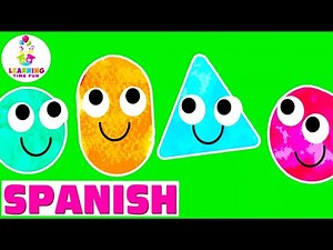 SHAPES in SPANISH for KIDS! (Spanish Language Learning Videos)