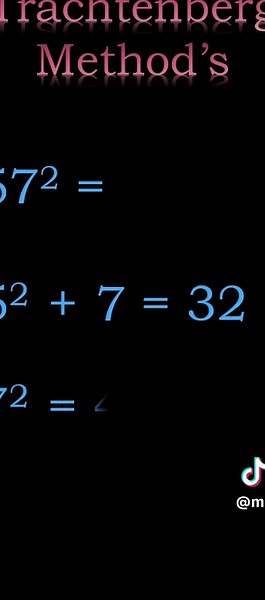 Trachtenberg Square Method Explained