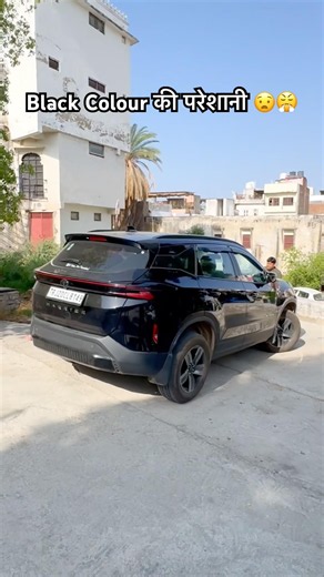 Black Tata Harrier 😧😤 #harrierev #tata #tatamotors #tataharrierev #harrier #blackcar