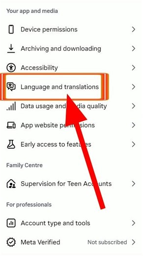 How to change language on instagram 2025 😱 Instagram par language change kaise kare #shorts