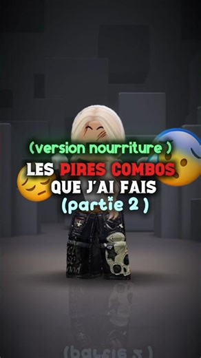 les pires combos part 2 !! 🤯 ( allez voir la description 🤍✨️) #roblox #shortroblox #humour #shorts