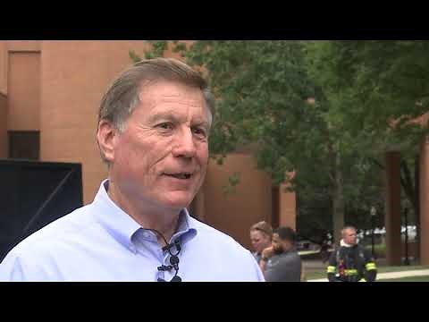 Mock College Dorm Room Fire Demonstration | Wake Forest University