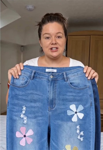 Honest try‑on: my new favourite plus‑size jeans for UK curvy girls#plussizefashion #plussizejeans #fyp #jeans #curvyfashion