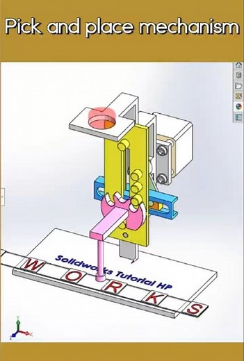 Pick and place mechanism #mechanism