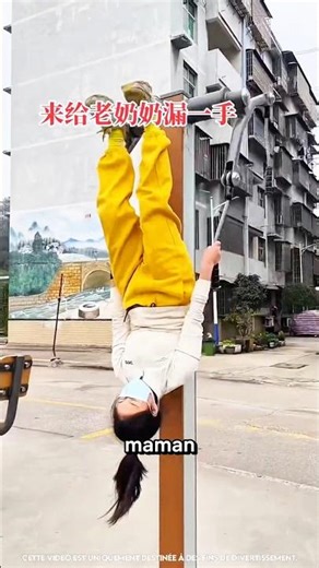 Grandma's super fitness challenge 💪😂🏋️‍♀️🔥 #shorts