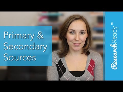 What's the Difference Between Primary & Secondary Sources?