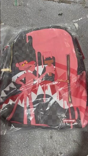 Sprayground Pink Panther Pink Painter Backpack Multicolor