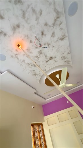 how make for ceiling design || smoke effect for Ceiling easy apply smoke design #ytshorts #home #art