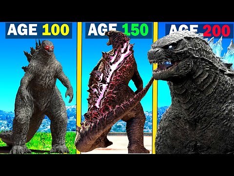 Surviving 200 Years As GODZILLA In GTA 5!
