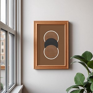 Mid Century Modern Wall Artwork for Living Room Wall Decor Printable Geometric Abstract Art Print - Etsy