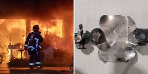 Oxygen tank explodes as firefighters battle apartment fire in Ocala