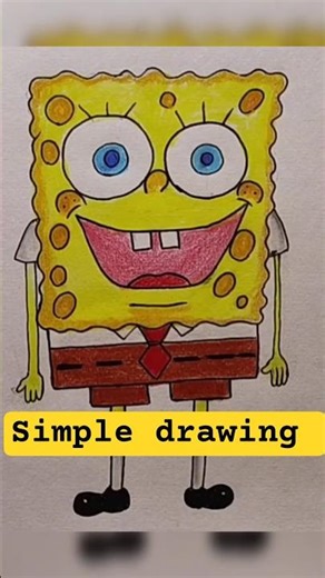 spongebob drawing easy#spongebob #drawingtutorial