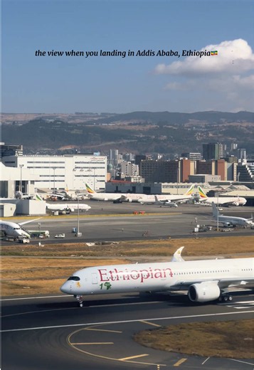 Breathtaking View While Landing in Addis Ababa
