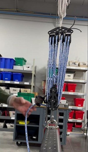 Harken F18 Mainsheet Testing in HarkenLab