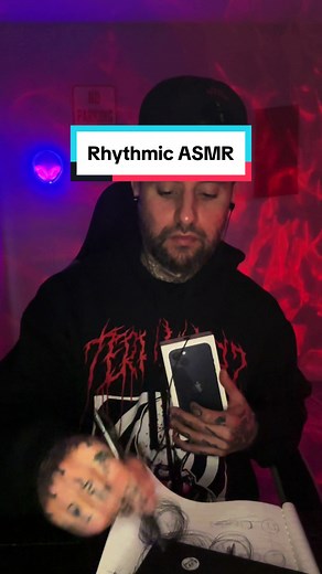 Relaxing Rhythmic ASMR Tapping and Writing Sounds