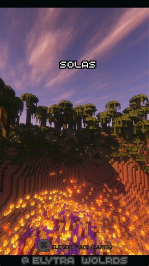 Best Minecraft Shaders (Element Race Earth) #shorts