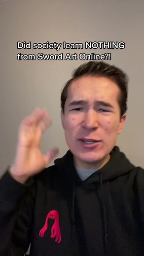 It’s all fun and games until they remove the logout button 🥴 #swordartonline #genshinimpact #metaverse #swaynami