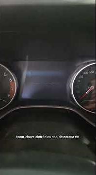 O que fazer quando ( chave eletrônica não detectada )