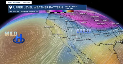 Delightful December weather is on the way for the weekend and next week
