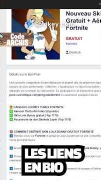 Combien POINTS Faut-il SKIN LOLA BUNNY Gratuit Fortnite #shorts