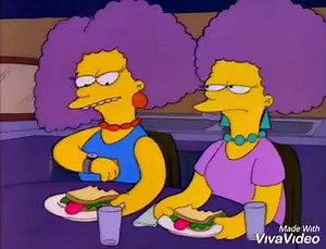 Selma: Lisa, you'll sleep in my bed. Bart, you'll be sleeping with your Aunt Patty. Bart: In your bed? Patty: Uh-huh. And I should warn you I'm told I snore. Selma: Ooh, Divorce Court is on in 15 minutes! Bart: I'm scared, Lisa. Lisa: You think you know fear? Well, I've seen them naked. Season 3 Episode 15 - Homer Alone | The Simpsons Best Scenes