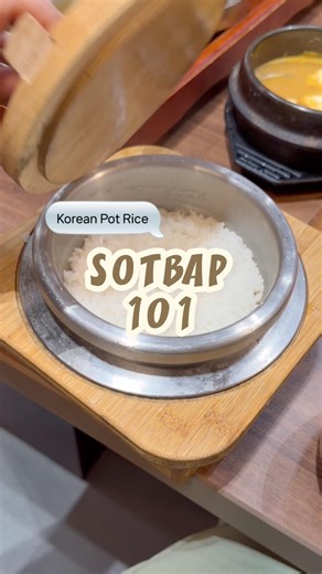 #Sotbap 101Sotbap🍚is Korean pot rice♥️