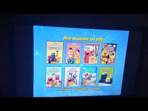 Sesame Street imagine that 2004 dvd menu