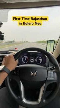 First Time Rajasthan in Bolero Neo 😍 | 150+ Speed on NH 152D | Solo Travel Vlog