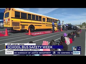CCSD School Bus Safety Week focuses on roadway dangers across the valley