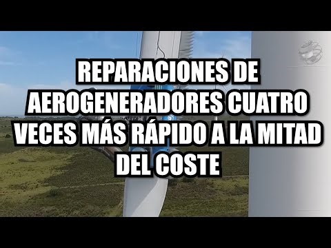 ROPE ROBOTICS lanza el primer ROBOT para reparaciones de AEROGENERADORES