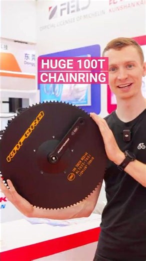 Can you even pedal with this 100T chainring? 🤯