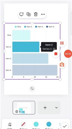 How to use ready-made and customisable charts in Canva! #canva #customisable #design #designer
