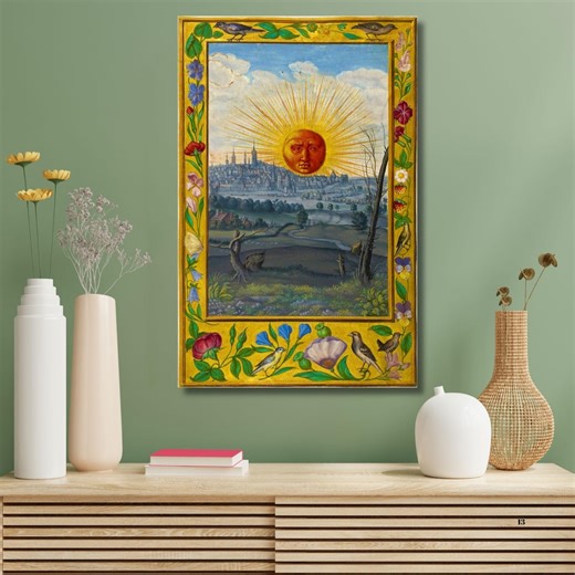 Splendor Solis 1582 Alchemy Illustration Canvas Print, Medieval Alchemical Manuscript Art Wall Decor - Etsy UK