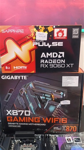 DESKTOP RYZAN 7 7800X DDR5 16GB SSD 512GB AMD RADEON RX9060XT 8GB WITH WINDOWS 11