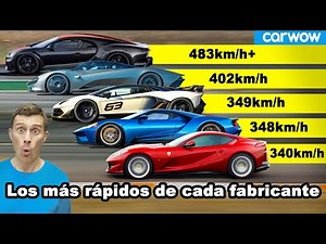 The FASTEST cars from every manufacturer!