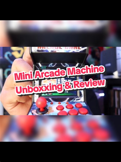 The Golden Security: Mini Arcade Game Machine (Unboxing & Review) I would've loved this a whole lot more if it wasn't so damn cheap. it was obvious from the Amazon description that it was gonna be trash but I tend to give things the benefit of the doubt. there were some elements that did surprise me like, the cabinet marquee lighting up, the mini LCD screen was vibrant, & the controls themselves. the games on the other hand were pretty bad audio & visual wise, also some games didn't even work so